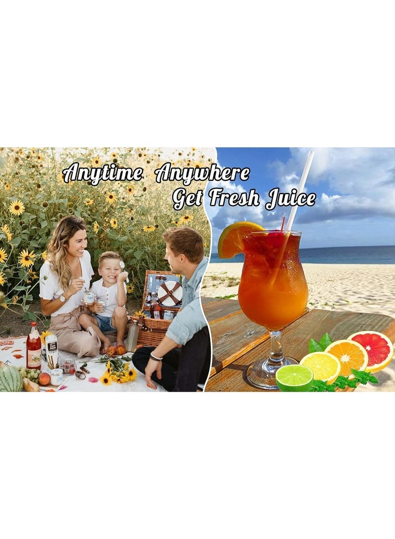 Migecon Citrus Juicer Electric Orange Squeezer Lemon Squeezer Electric High Juice Yield Juicer USB Charging USB Charging Juicer Lime Press Wireless Portable Travel Juice Mate - Image 3
